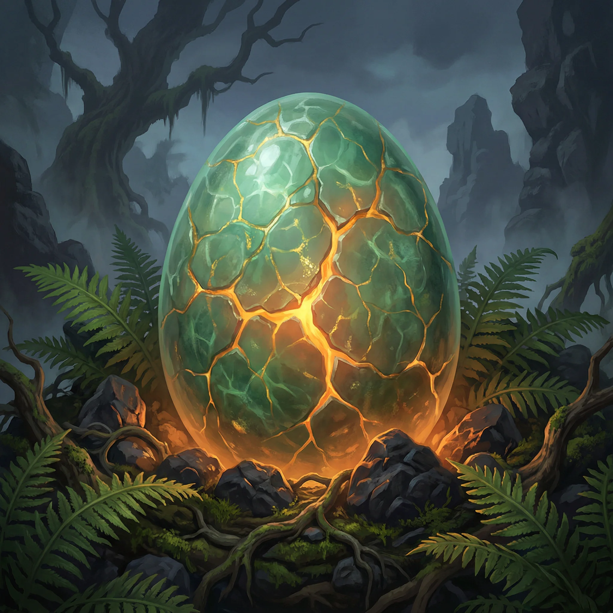 翡翠恐龙蛋，蕴含丛林力量的 四方棋牌 史前孵化之选